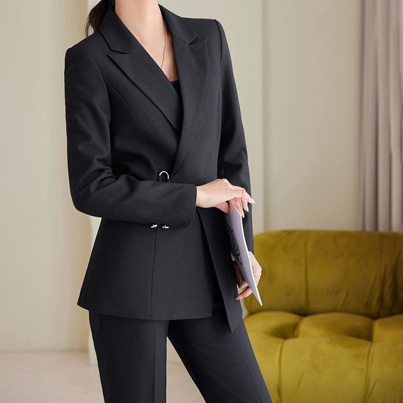 Women’s Blazer Set – Tailored Fit – Full Length – Structured Formal Suiting
