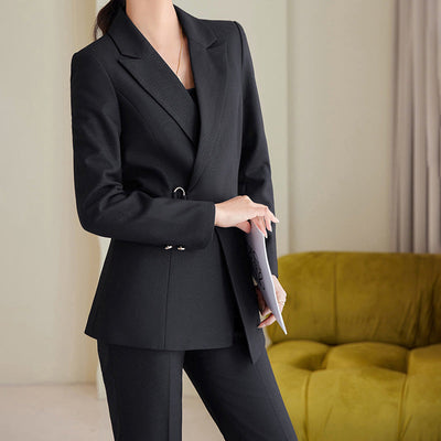 Women’s Blazer Set – Tailored Fit – Full Length – Structured Formal Suiting