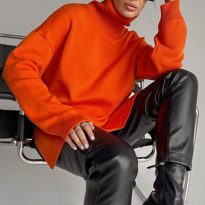 Mila | High-Neck Sweater with Long Sleeves