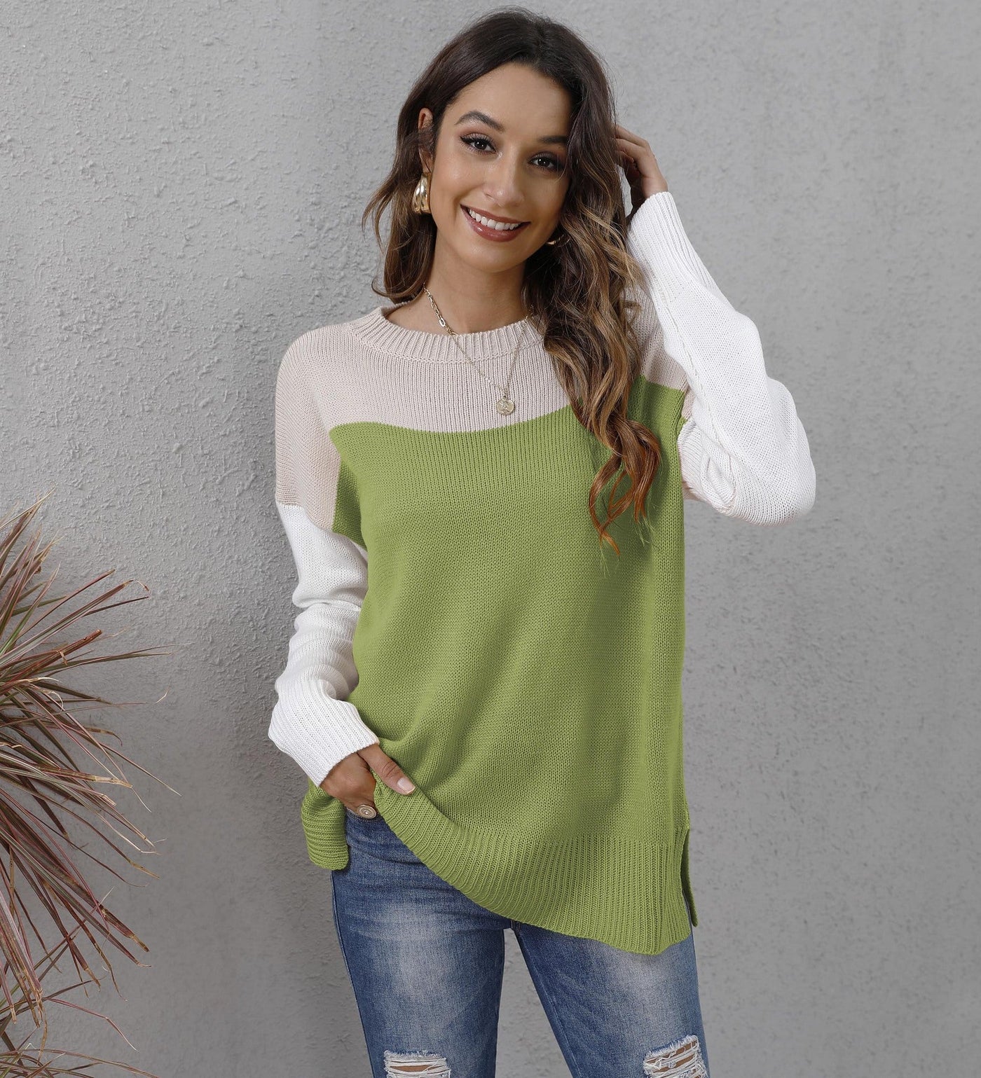 Imogen | Knit Sweater - Round Neck