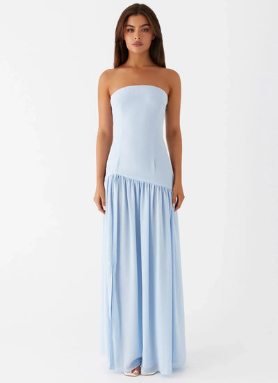 Charlotte | Luxurious Strapless Maxi Eveningwear Dress