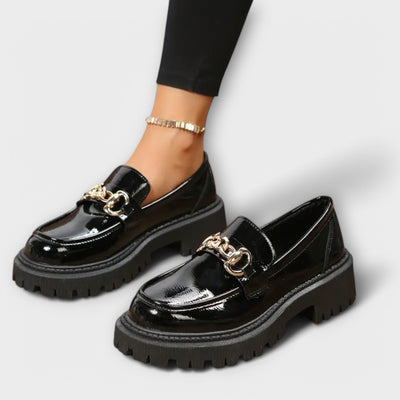 Elizabeth | Witchcraft Inspired Plateau Leather Loafers