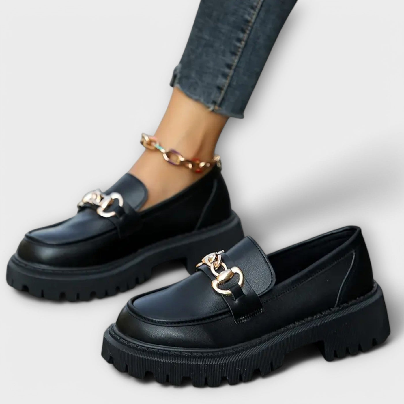 Elizabeth | Witchcraft Inspired Plateau Leather Loafers