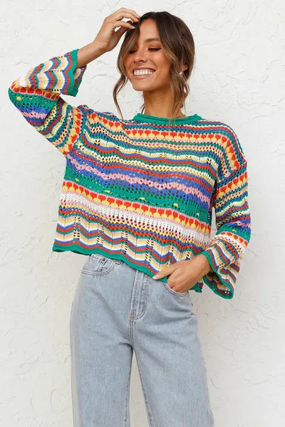 Emma | Trendy Loose Stitch Sweater
