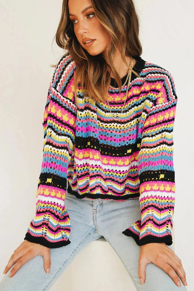 Emma | Trendy Loose Stitch Sweater