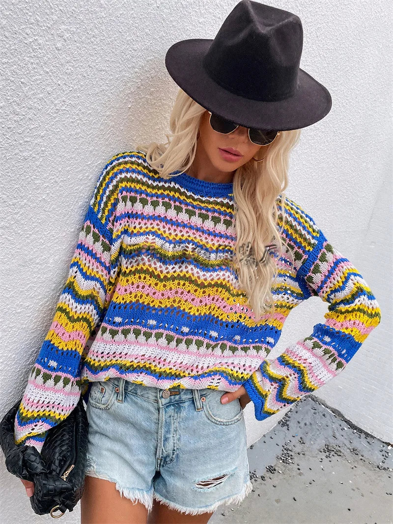 Emma | Trendy Loose Stitch Sweater