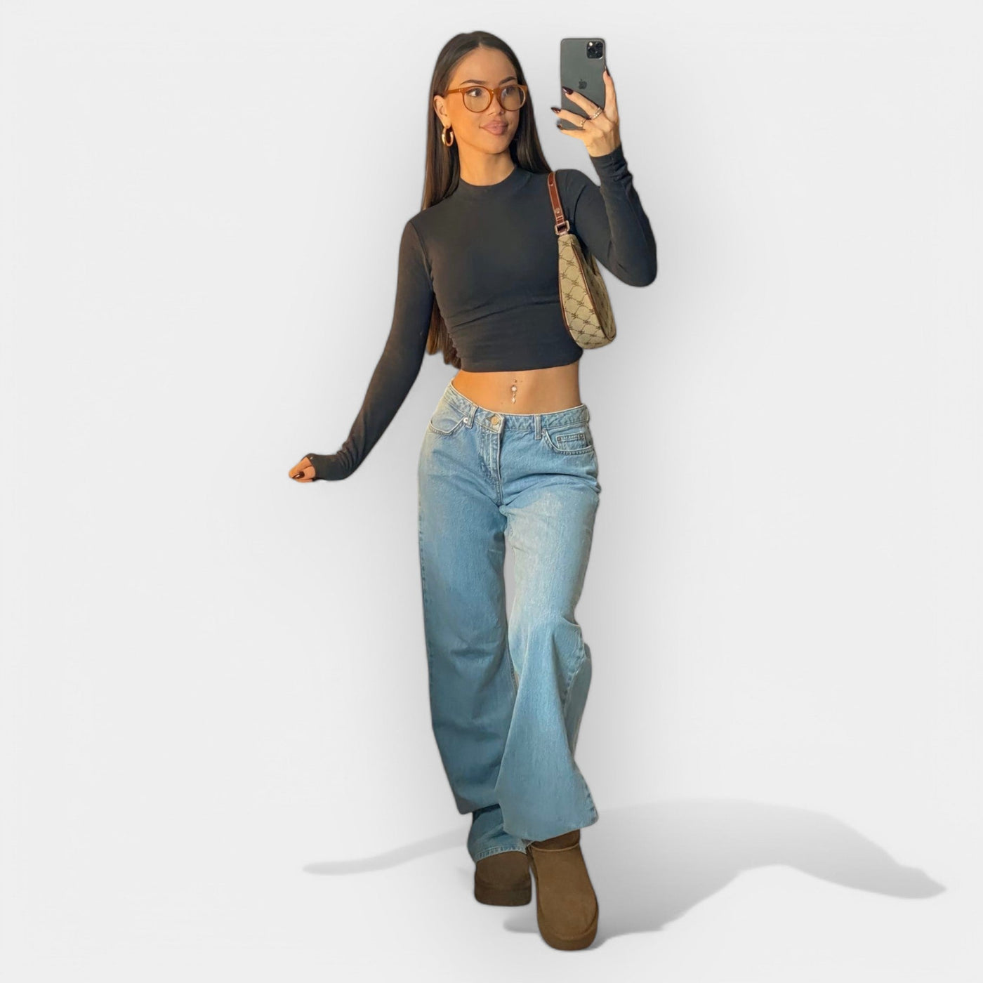 Morgan Montgomery Wood | Low Rise Premium Denim Jeans