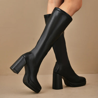 Olivia | Women’s Over the Knee Boots –  Sleek Polished Fit