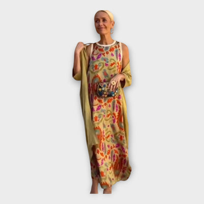 Amelia | Maxi Dress Intricately Ornamental Patterns