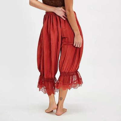 Elizabeth Victoria Clarke | Boho Lace Wide Leg Trousers