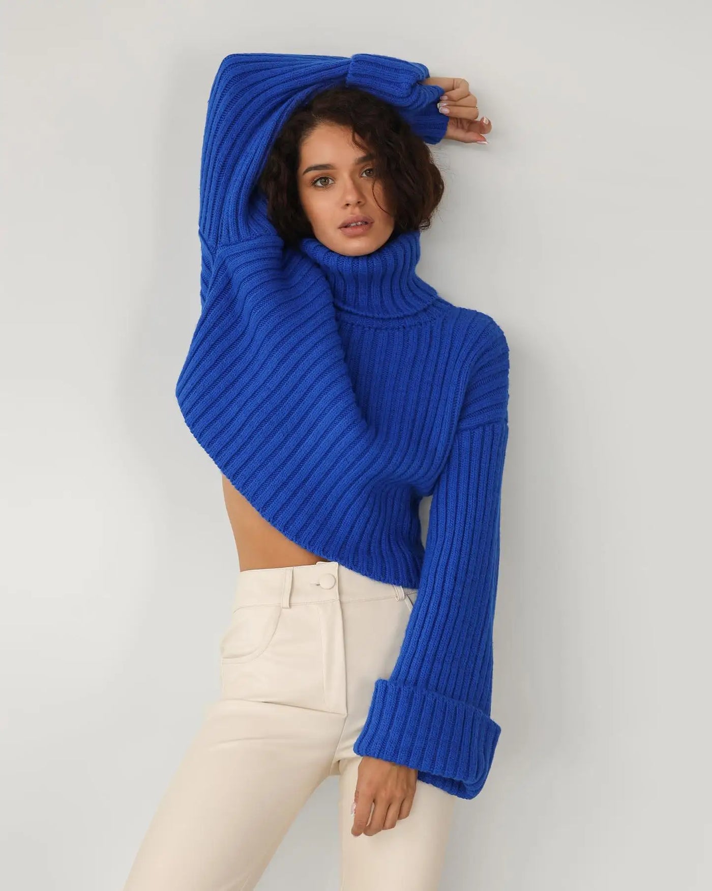 Emilia | Elegant Winter Long Sleeve Pullover Sweater