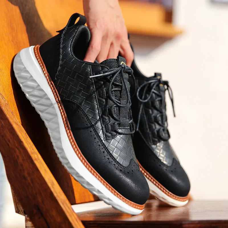 Oxford Ridge Leather Sneakers | Last day 80% off!