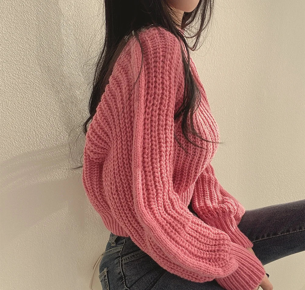 Maeve | Elegant Winter Long Sleeve Pullover Sweater