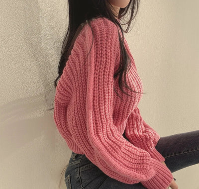 Maeve | Elegant Winter Long Sleeve Pullover Sweater