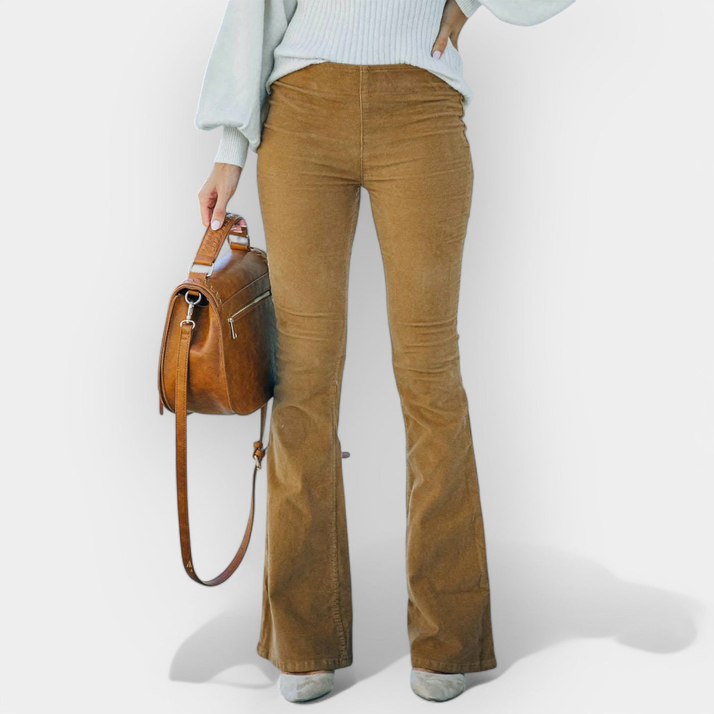 Jordan | Elegant High Waisted Wide Trousers