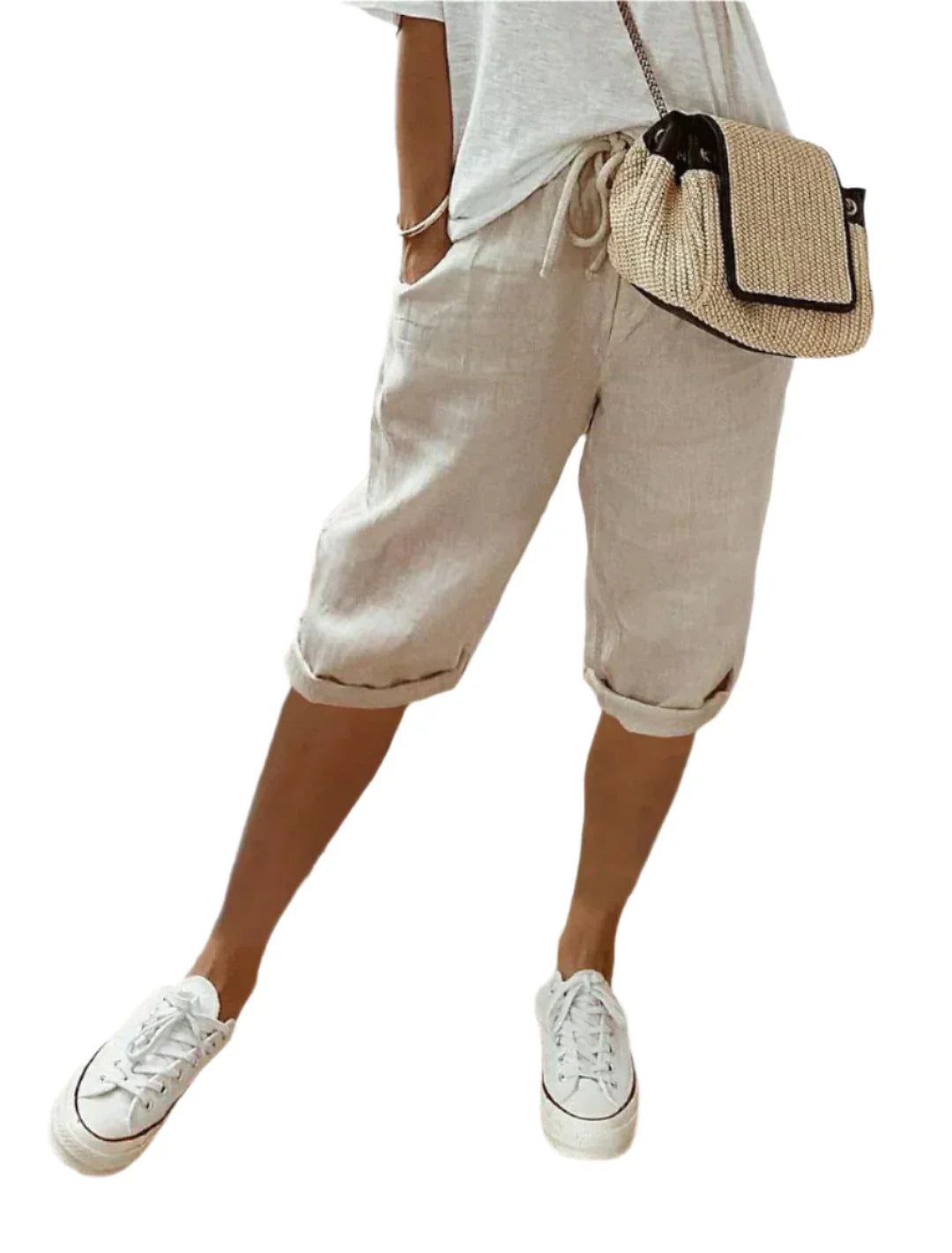 Charlotte Pembroke Elegant Linen Trousers for Women