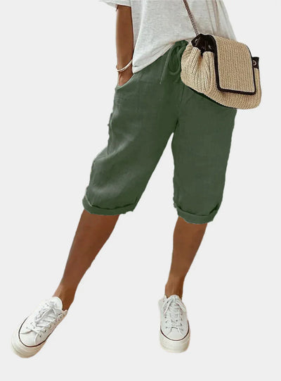 Charlotte Pembroke Elegant Linen Trousers for Women