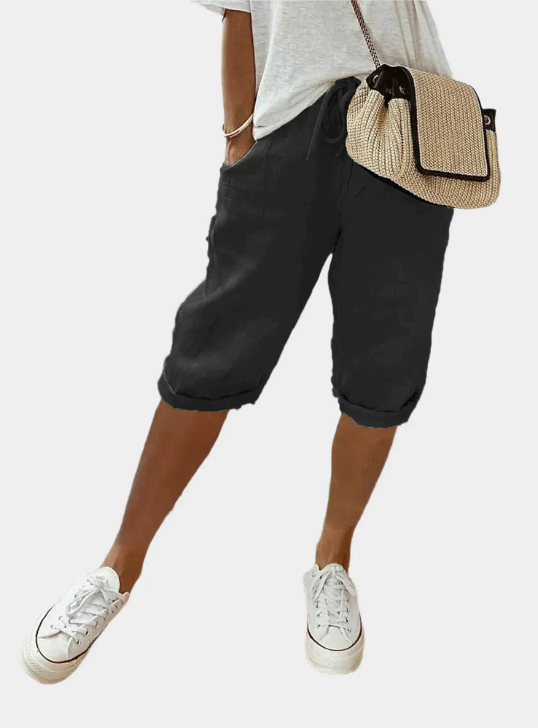 Charlotte Pembroke Elegant Linen Trousers for Women