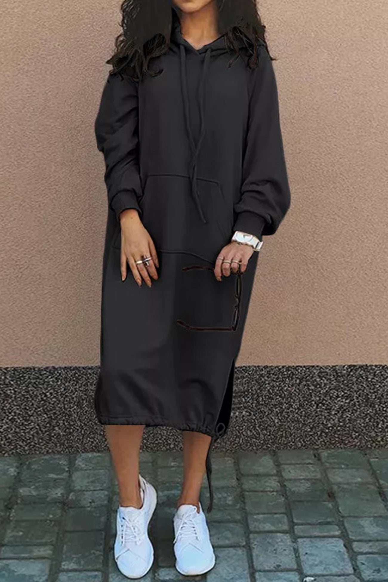 Penny | Hoodie Dress - Knee-Length