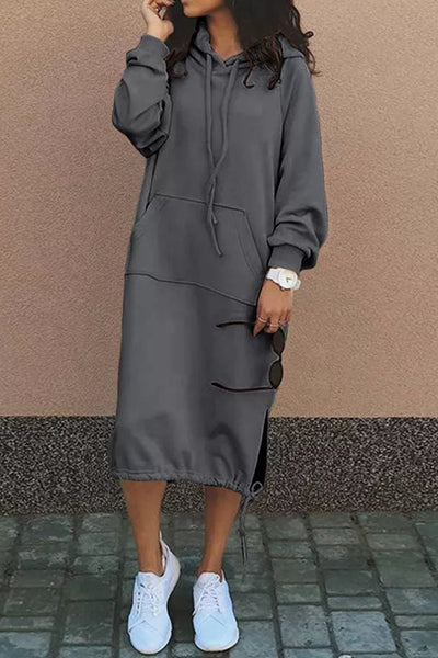 Penny | Hoodie Dress - Knee-Length