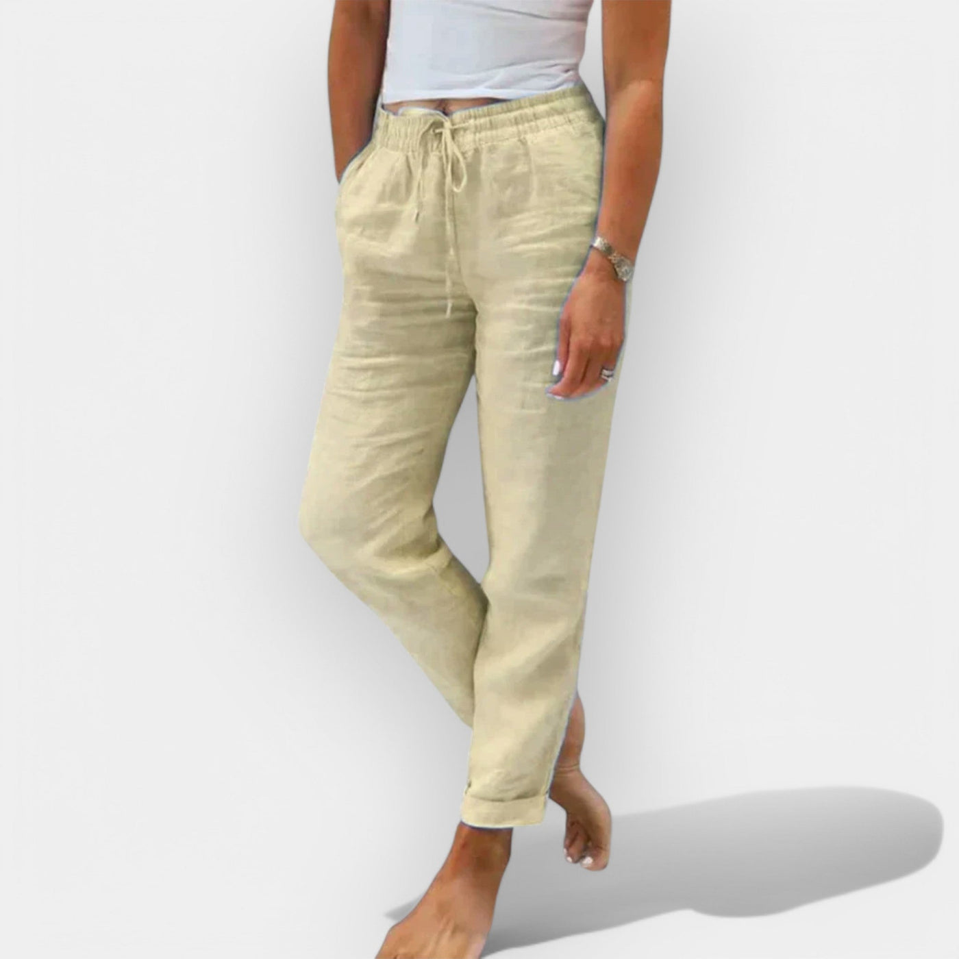 Rowan Bellamy | Sophisticated Linen Trousers for Summer