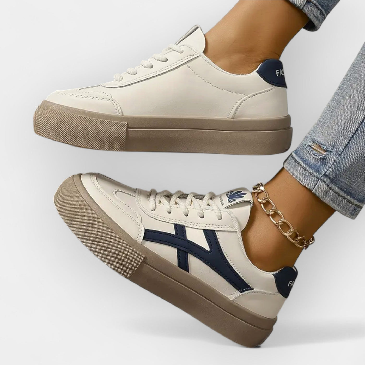 Aubrey | Classic Platform Trainers Luxurious Comfort