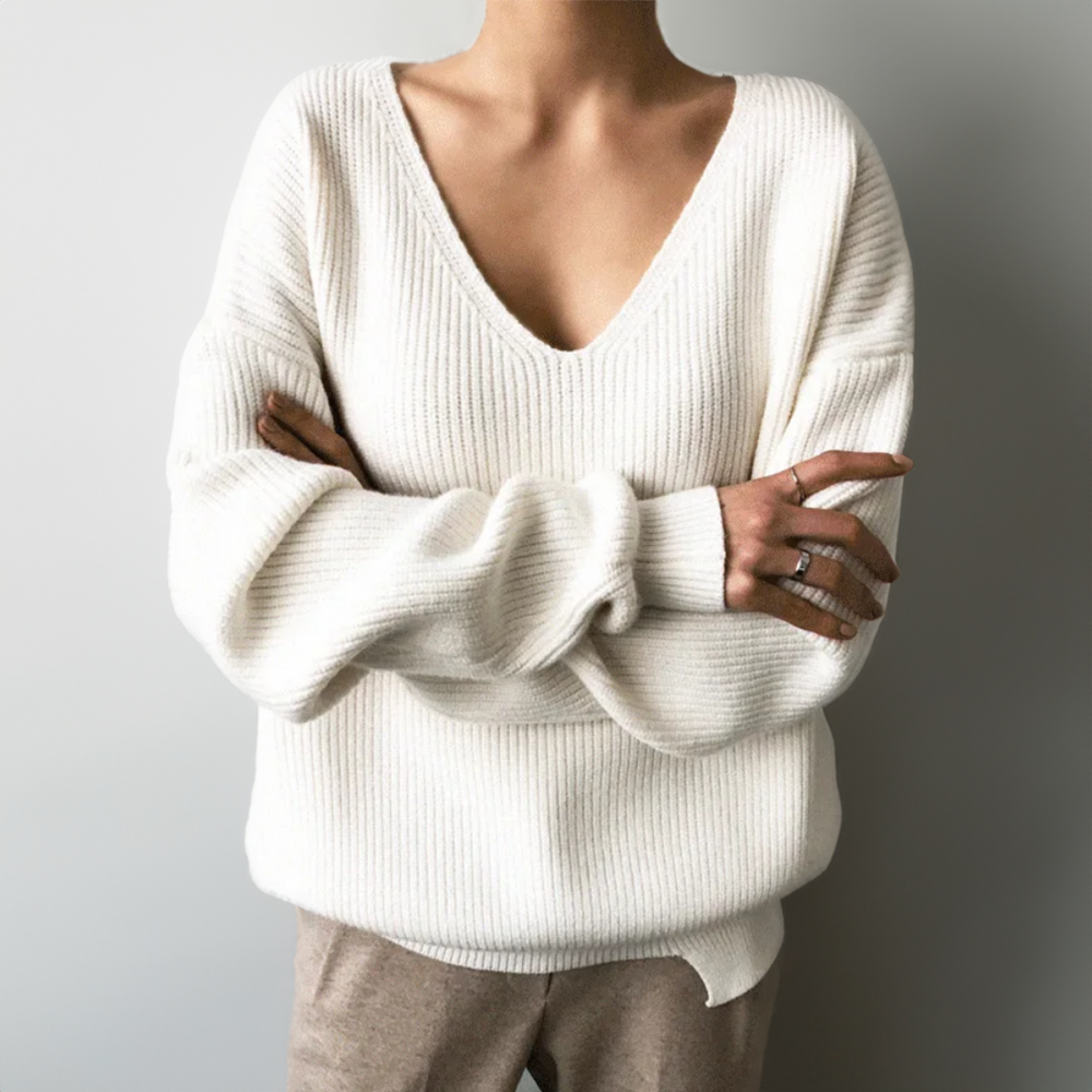 Orla | Comfortable Sweater with V-Neckline