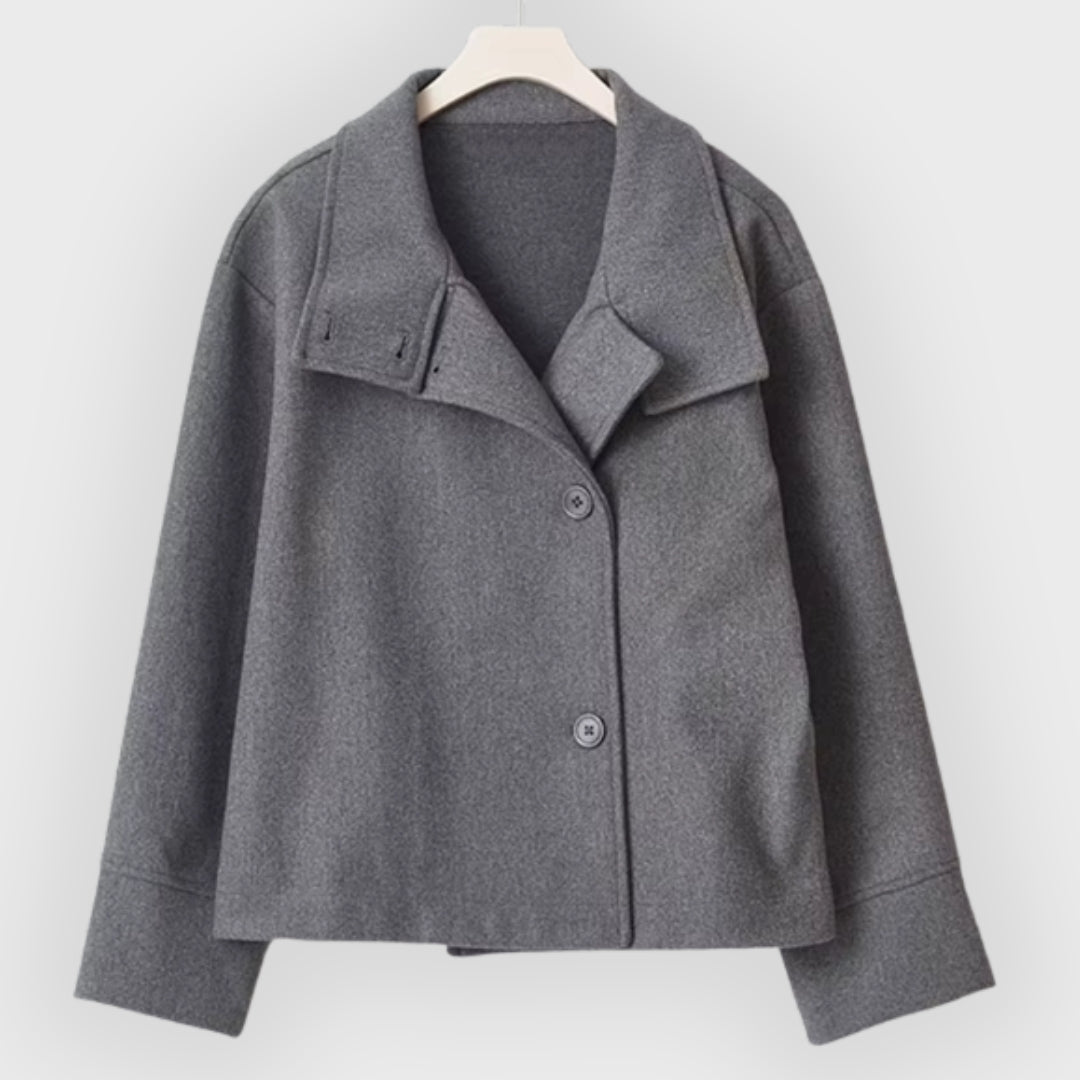 Elise – Luxe Double Breasted Short Coat