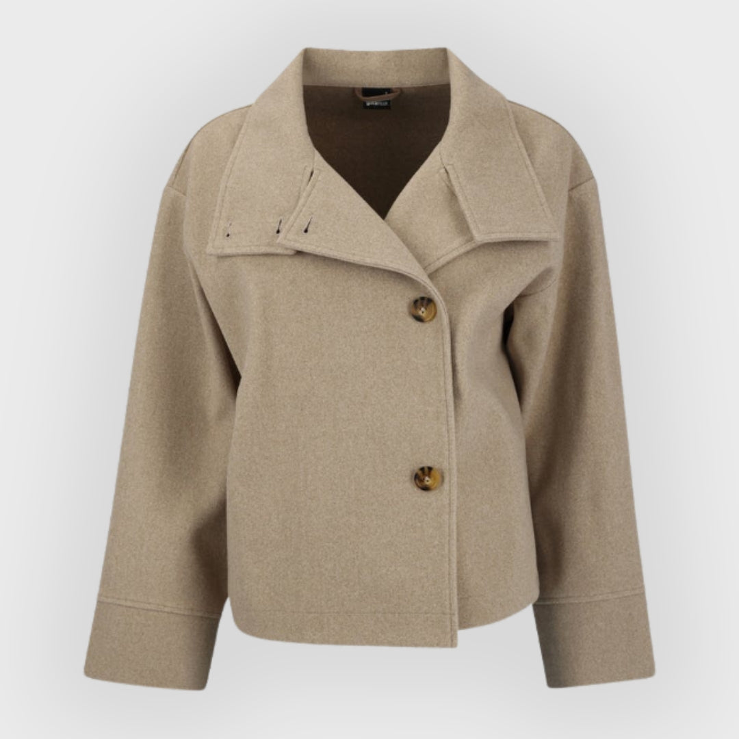 Elise – Luxe Double Breasted Short Coat