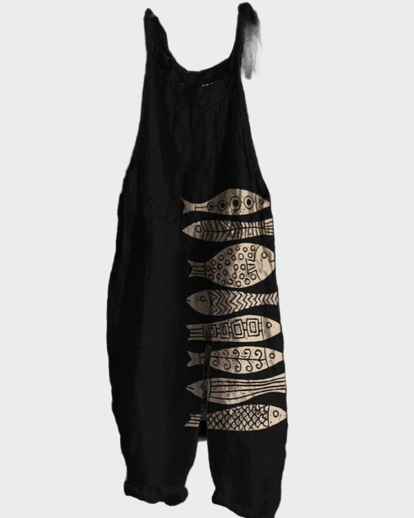 Alexandra | Intricate Floral Patterned Jumpsuit Silhouette