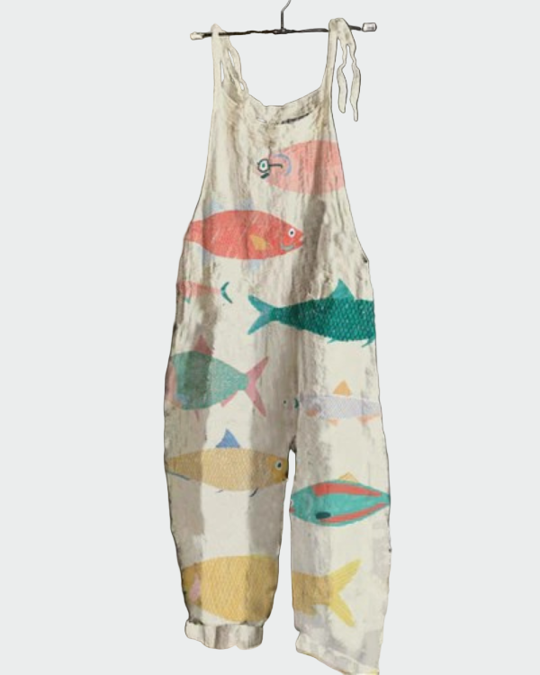Rowan | Retro Multicoloured Jumpsuit for Summerwear