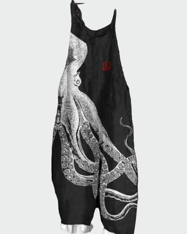 Charlotte | Women's Jumpsuit Featuring Oceanic Print