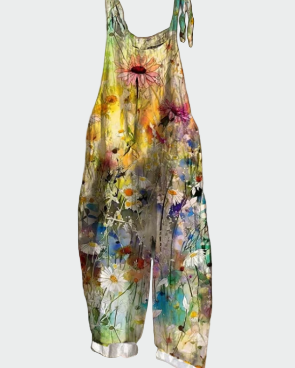 Alexandra Jameson | Retro Floral Patterned Jumpsuit