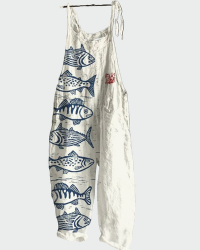 Rowan Kensington Harrington | Retro Floral Jumpsuit