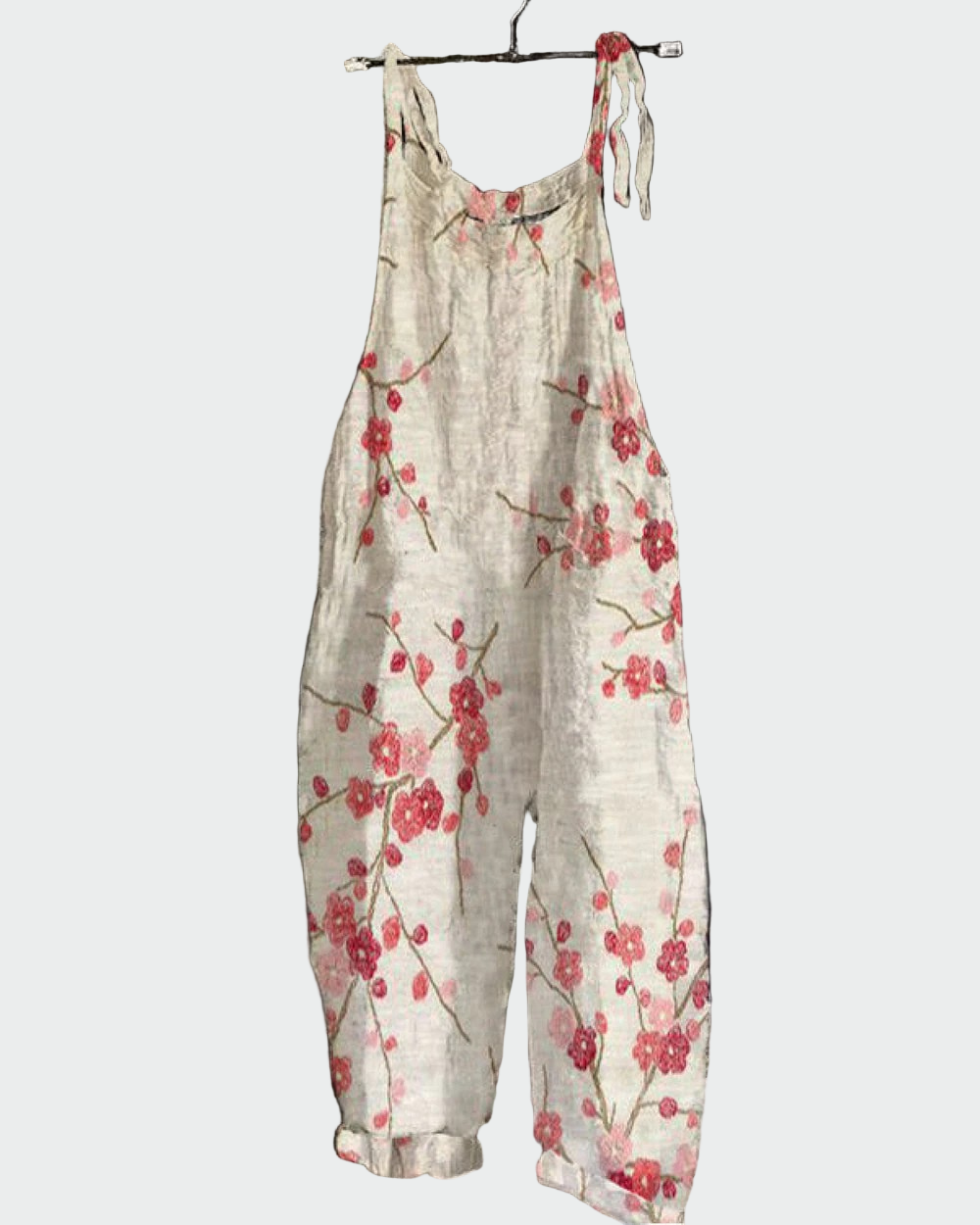 Rowan | Transcendentally Elegant Floral Linen Jumpsuit