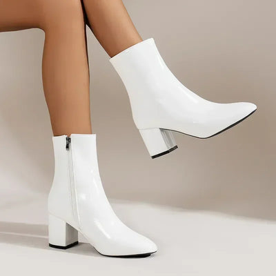 Evelyn | Ankle Boots – Side Zip Closure