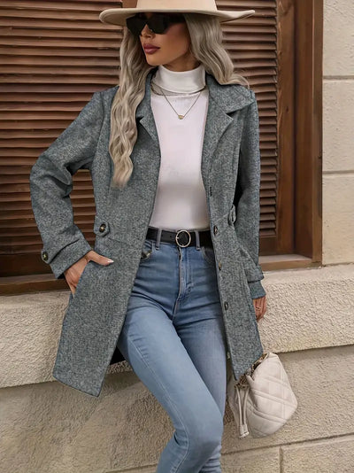 Hazel™ | Women's Elegant Tweed Coat