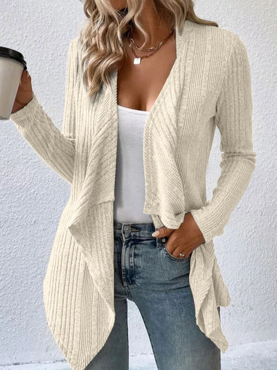Women's casual open-front cardigan
