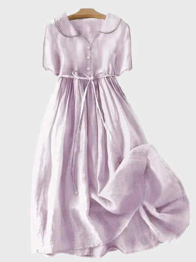 Charlotte | Stunning Classic Buttoned Velvet Dress