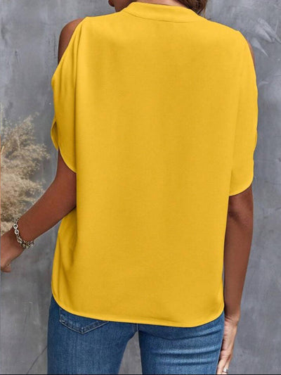 Elegant Off-Shoulder Blouse for Women with Half Sleeves