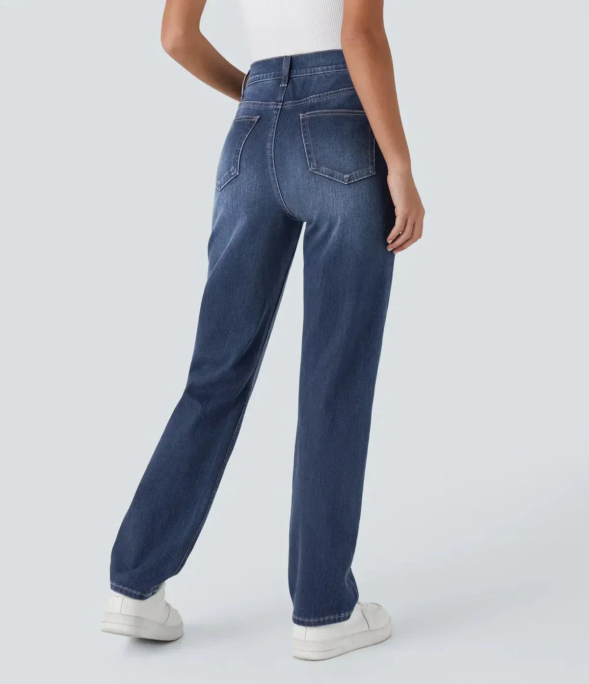 Rowan | Stretchy and Comfortable High-Waisted Trousers