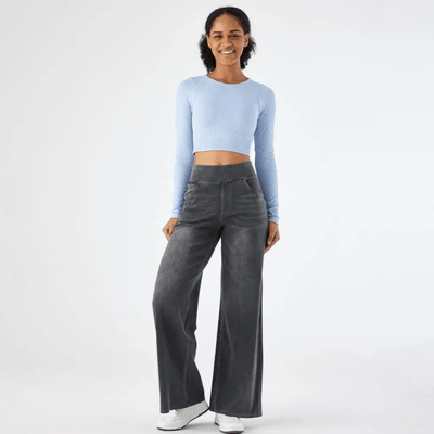 Alex | Comfortable Elasticated Waist Trousers Everyday