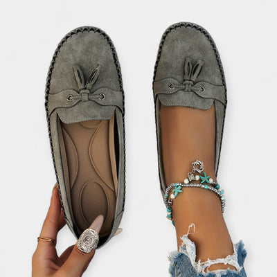 Alexandrina | Elegant Ballet Flats With Bow