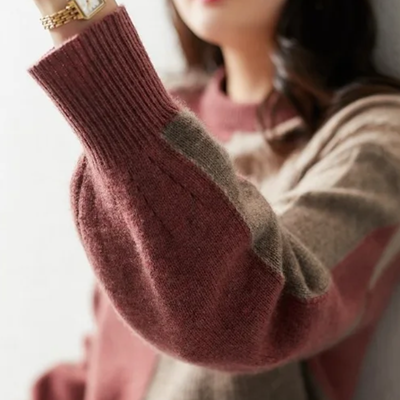 Rose | Comfortable Long-Sleeve Round Neck Sweater