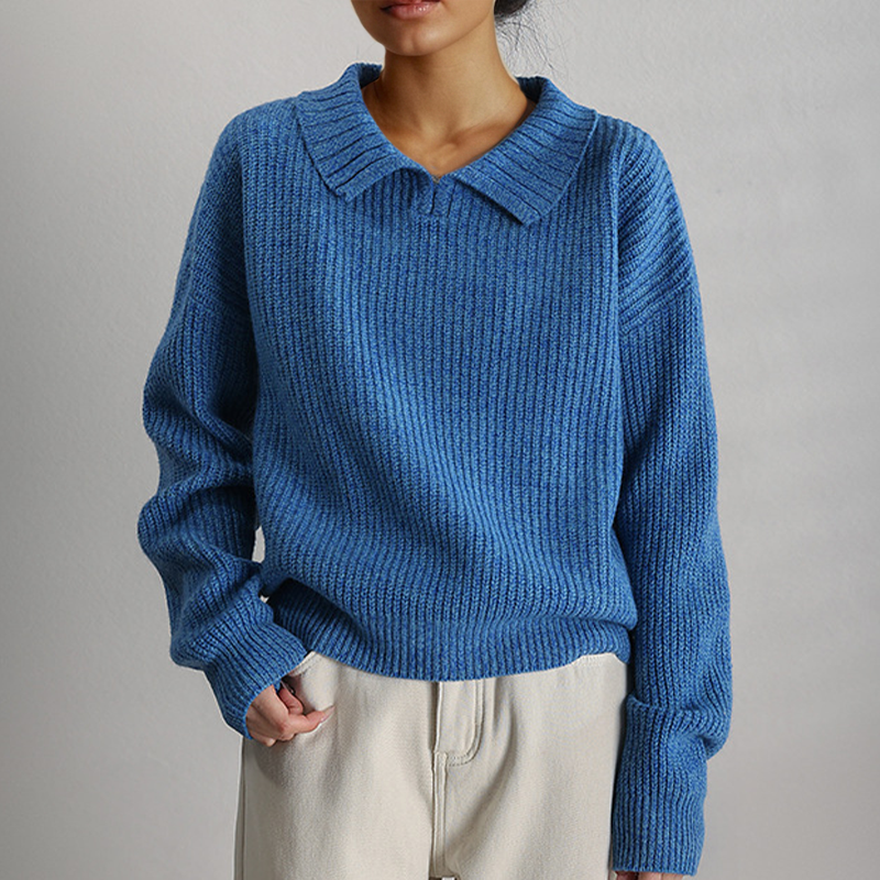 Bonnie | Knitted Loose Sweater With Long Sleeves