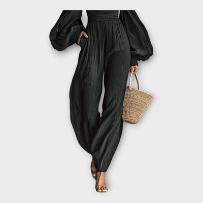 Charlotte | Jumpsuit With Airy Luxurious Finishing Touches