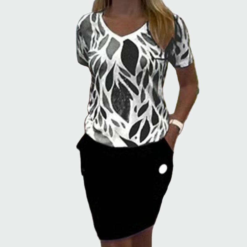 Christabella | Patterned Top and Ultrafashionable Skirt