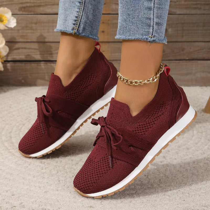 Athena | Elise Casual Sneaker with Lace Comfortable Soft Sole