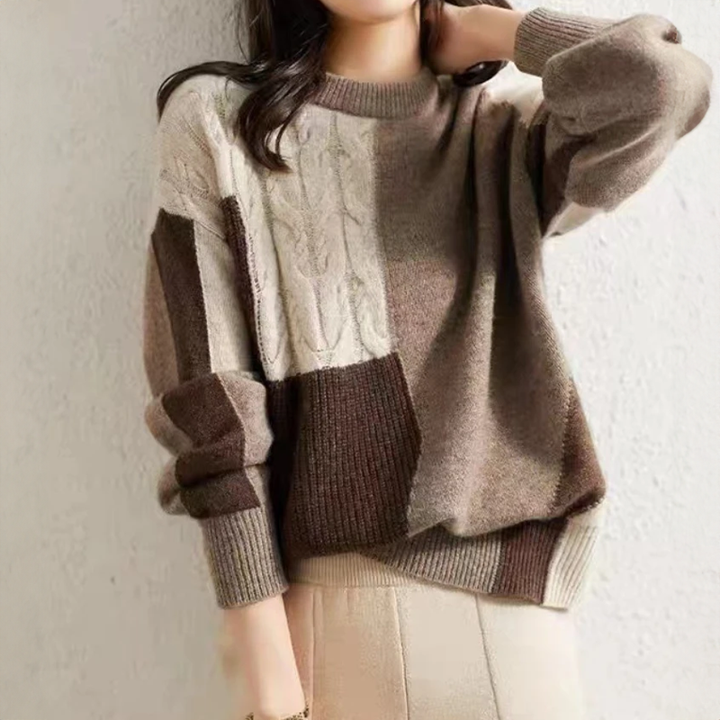 Rose | Comfortable Long-Sleeve Round Neck Sweater