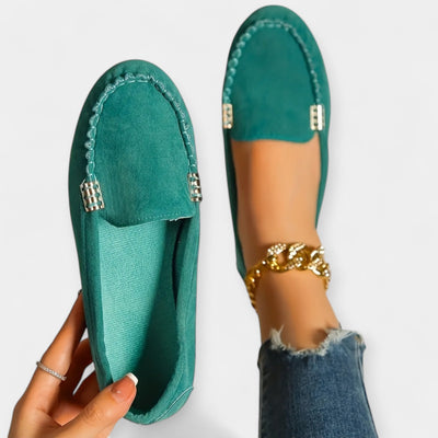 Alex | Loafers With Metallic Hardware Ornamentation